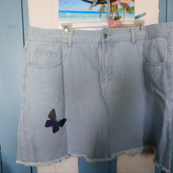 DENIM SKIRT - Picture 2 of 6